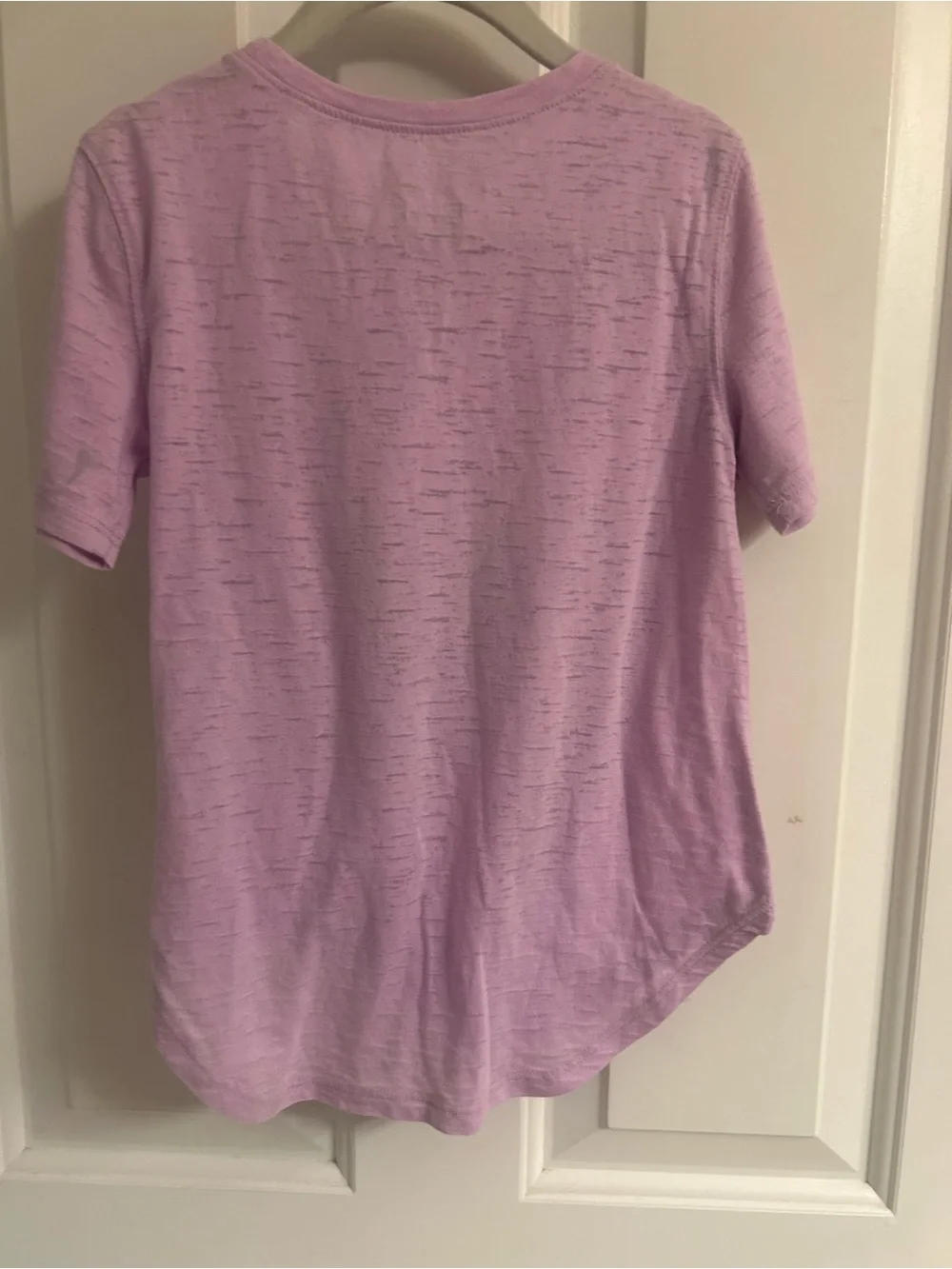 Girls Justice Lavender Graphic Gymnast Tee with Knotted Hem